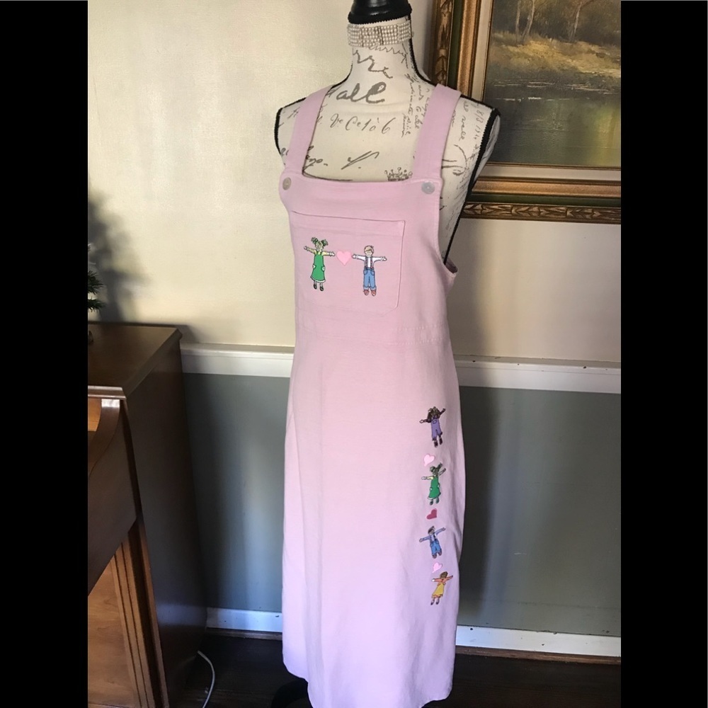 CRT Women’s Pink Heart Cotton Sleeveless dress M